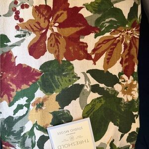 Threshold Floral Dining Tablecloth - Red, Green, Gold